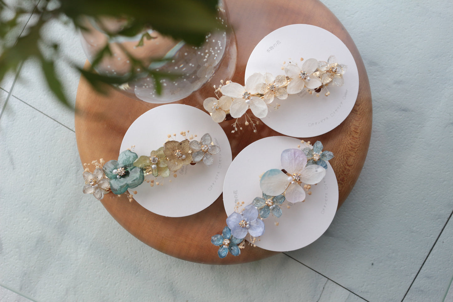 Hydrangea Hair Barrette No.44