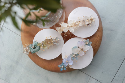 Hydrangea Hair Barrette No.44