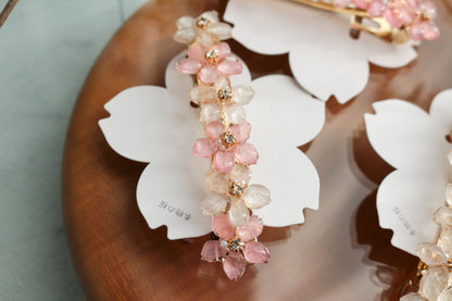 Six Someiyoshino Sakura Hair Barrette #S038