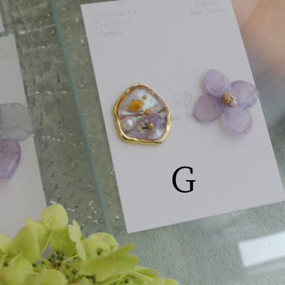 Hydrangea and Flower Medallion No.4 パーツ選べます。