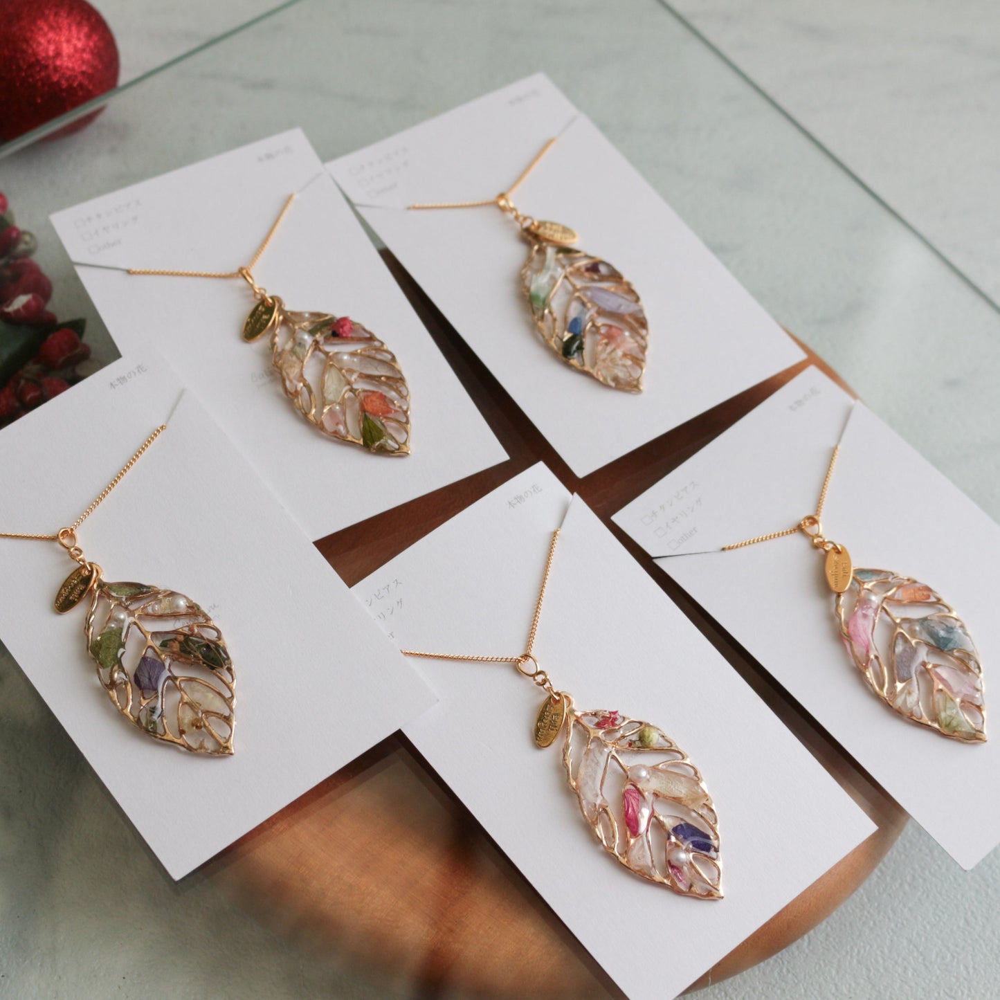 Leaf Necklace 60cm  No.14