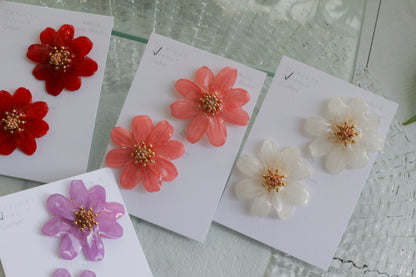 Cosmos Earrings 2026  Clip-on イヤリング　No.2