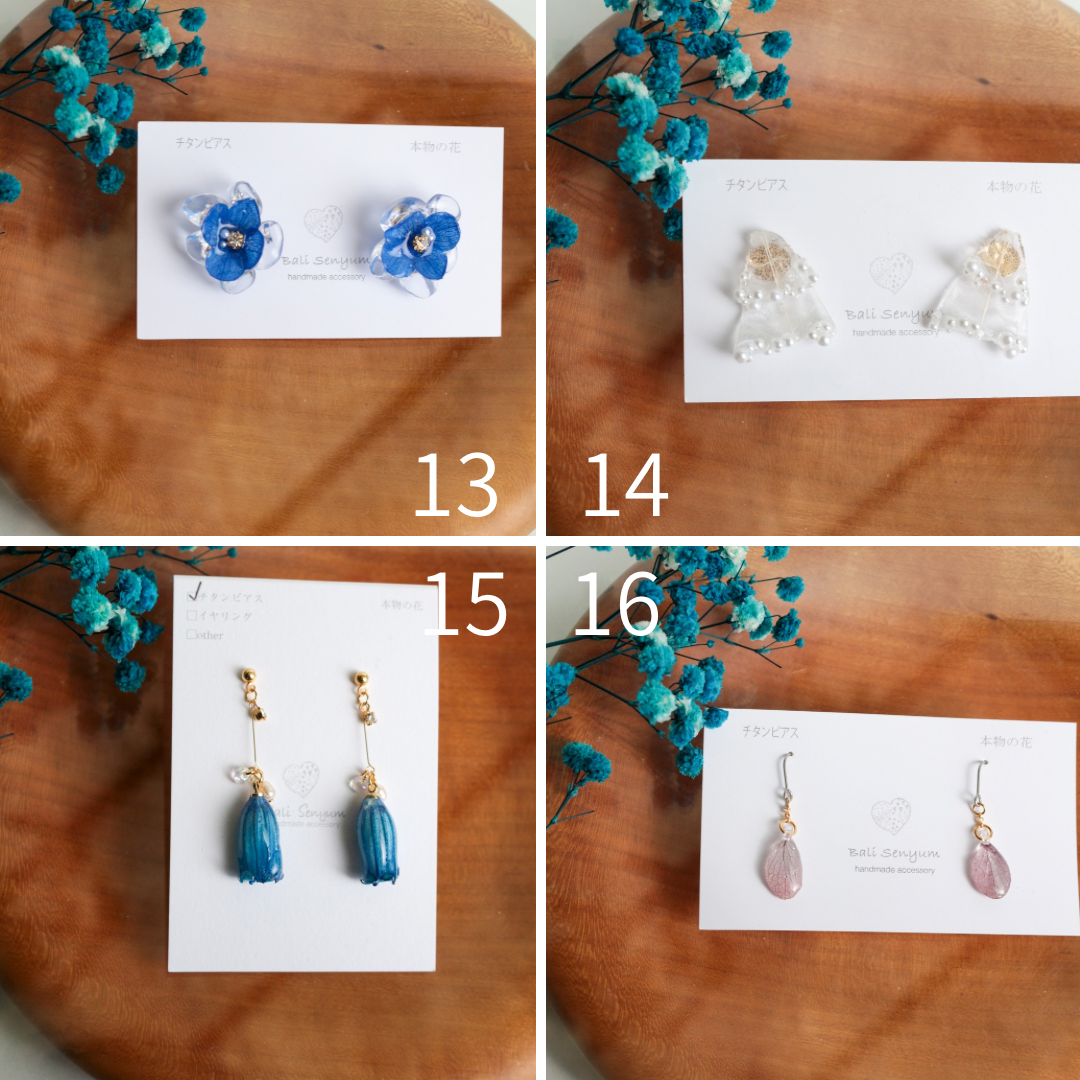 Limited Item Fes Earrings - チタンピアス Titanium Pierce  No.13〜16