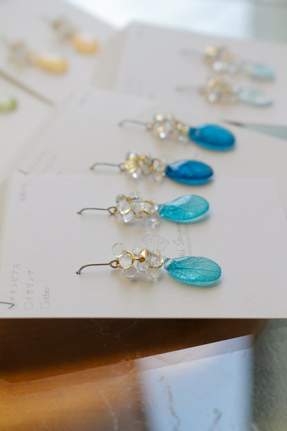 Hydrangea TSUBU Earrings -  No.1