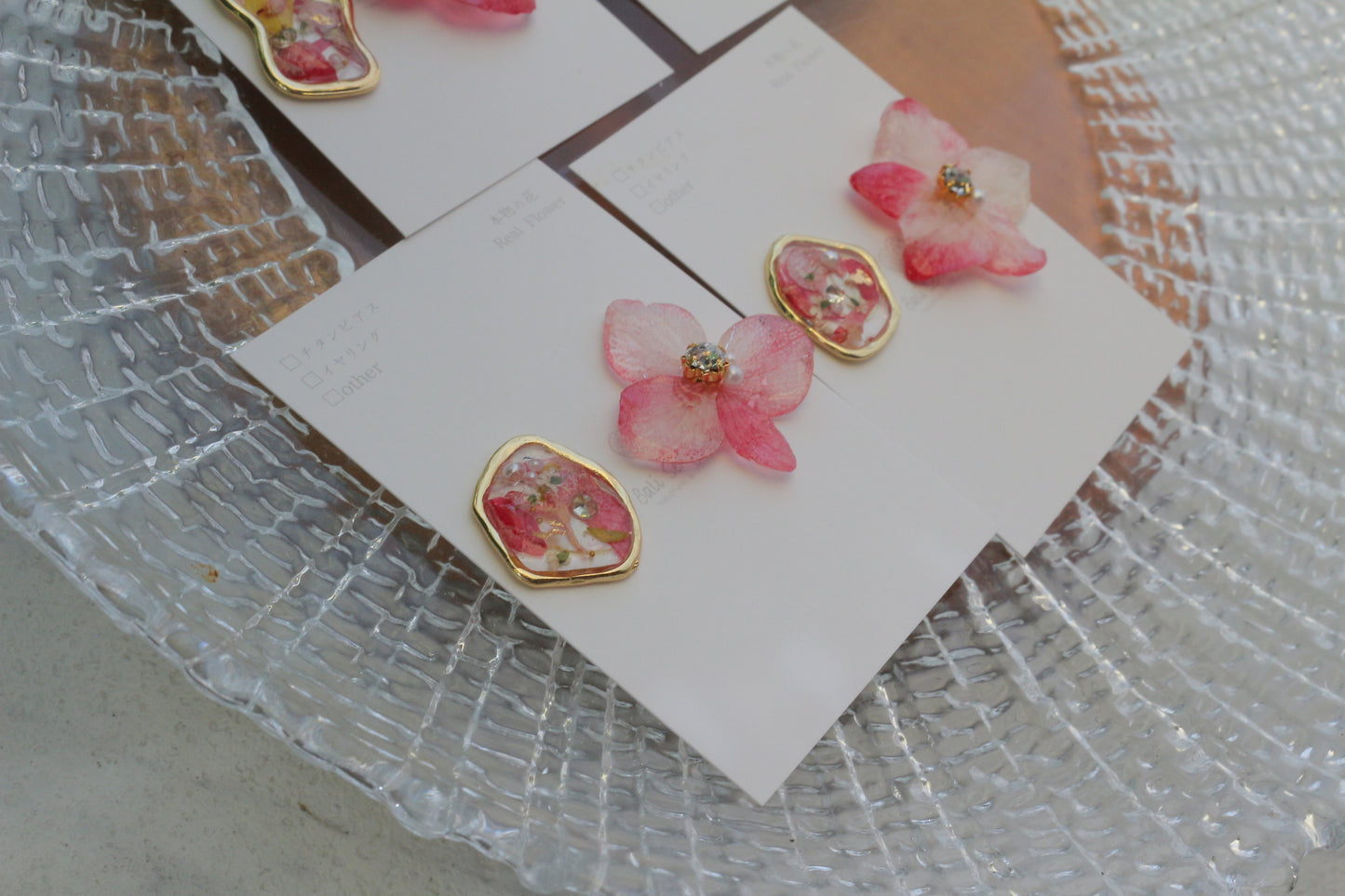 Hydrangea and Flower Medallion No.5 パーツ選べます。