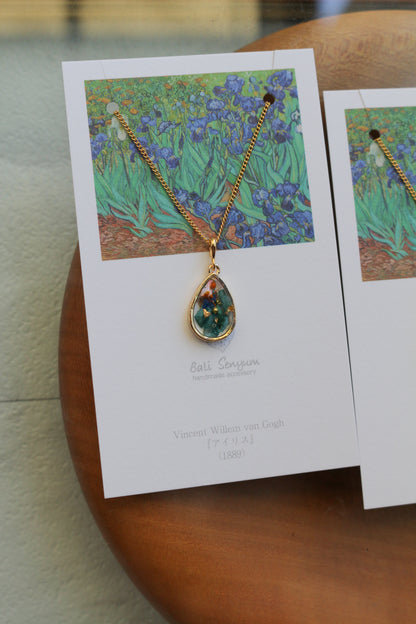 Gogh's Irises Inspired Necklace - アイリス