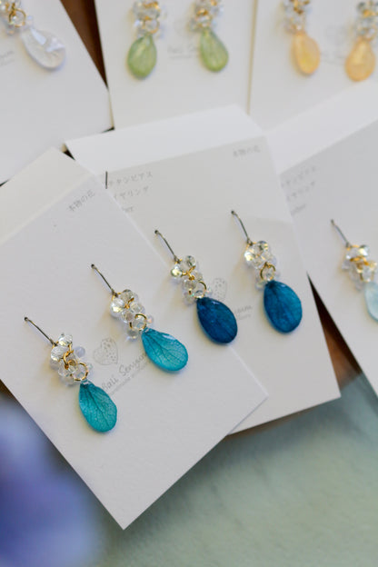 Hydrangea TSUBU Earrings -  No.1