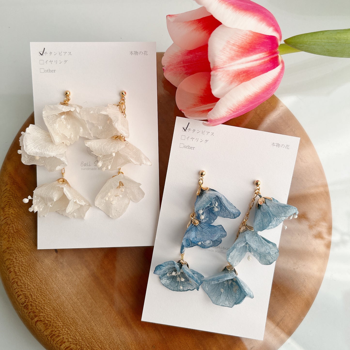 "Hanayome" Collection Earring No.42 パーツ選べます