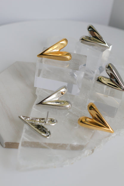 Heart Metal Pierce Earring No.1〜Sakkoly