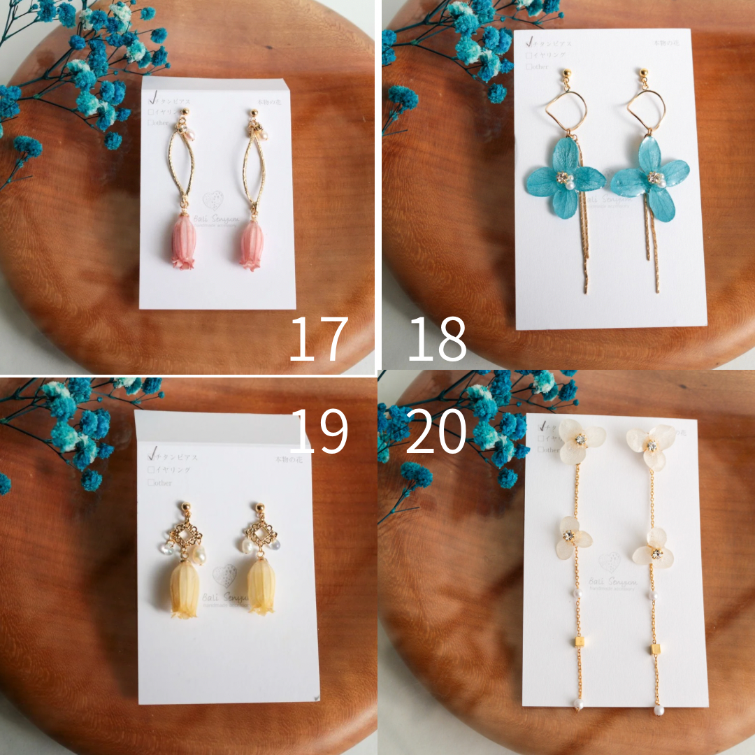 Limited Item Fes Earrings - チタンピアス Titanium Pierce  No.17〜20