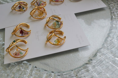 Linked Droplet Ear Cuffs (Limited item) - No.1