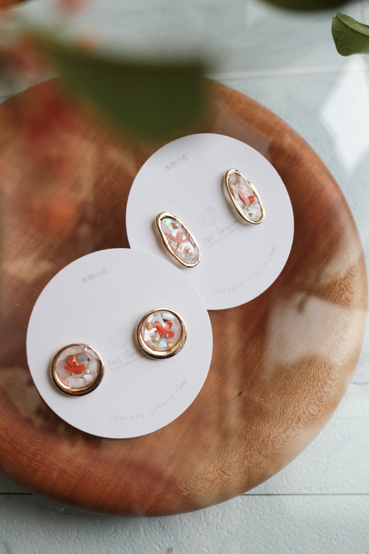 金木犀 Osmanthus Earring No.1