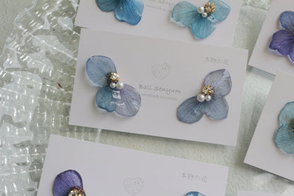 Hydrangea Wing No.145- Titanium Pierce(ピアス）