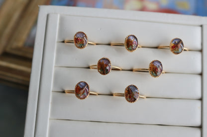 Gogh Inspired Ring No.1 - ゴッホの寝室