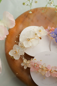 Hydrangea Hair Barrette No.25