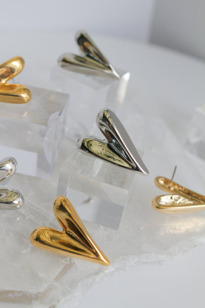 Heart Metal Pierce Earring No.1〜Sakkoly