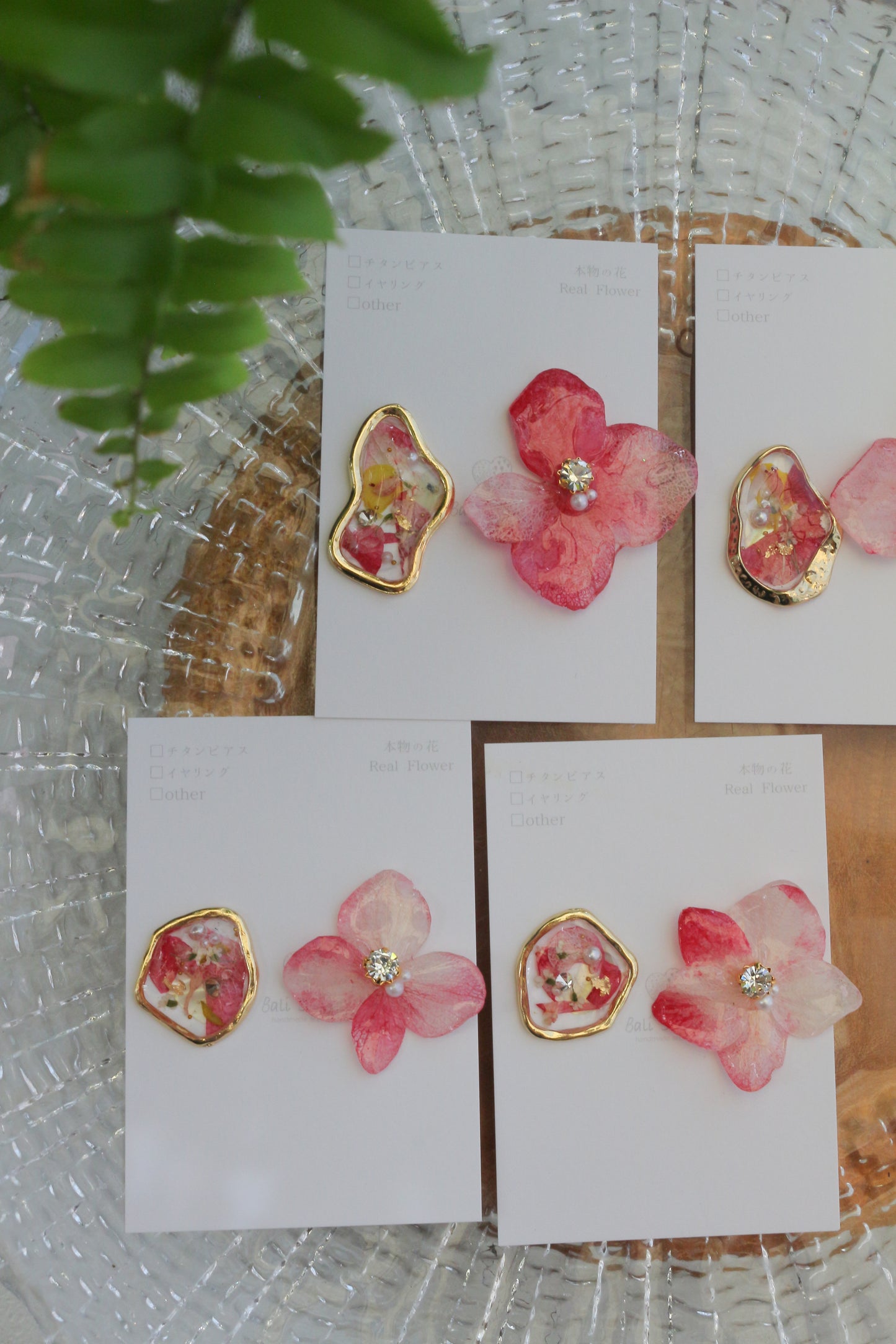 Hydrangea and Flower Medallion No.5 パーツ選べます。