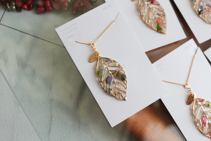 Leaf Necklace 60cm  No.14