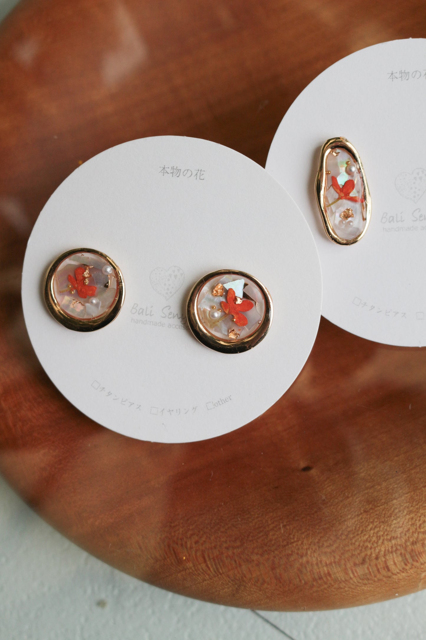 金木犀 Osmanthus Earring No.1