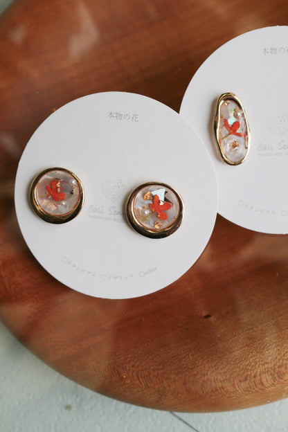 金木犀 Osmanthus Earring No.1