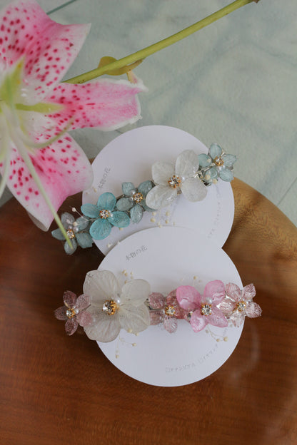 Hydrangea Hair Barrette No.34