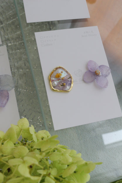 Hydrangea and Flower Medallion No.4 パーツ選べます。
