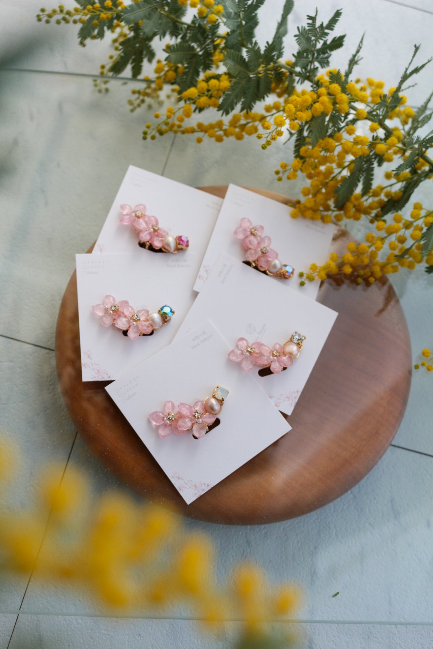 Someiyoshino Doule Sakura Ear-cuff Pink "Left"