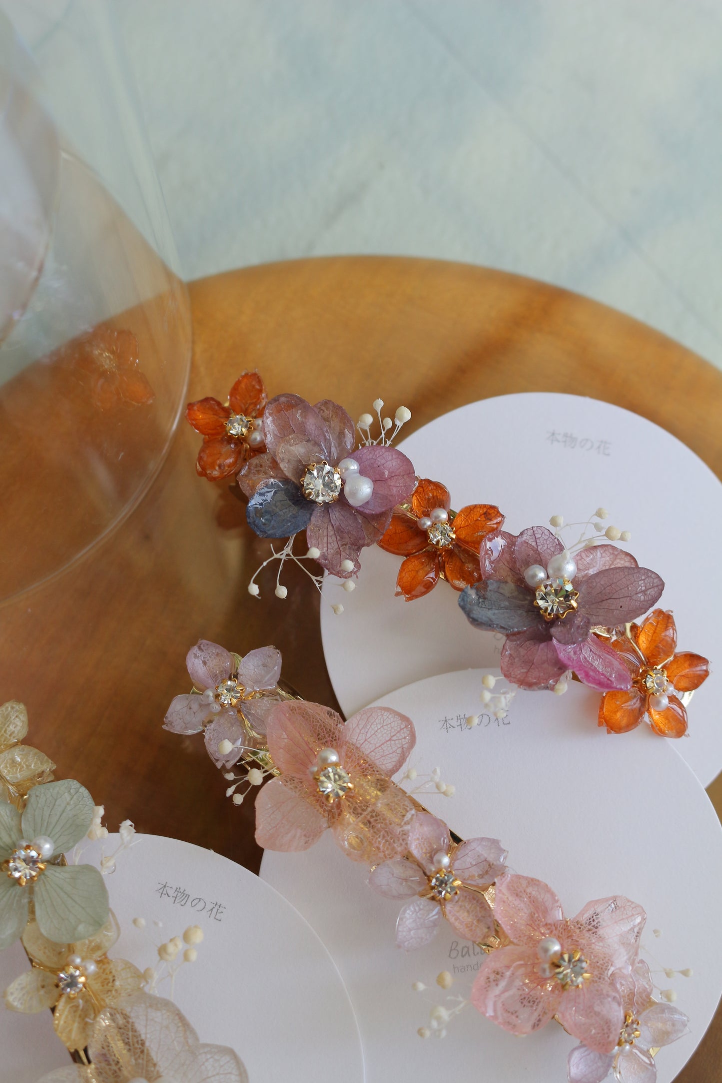 Hydrangea Hair Barrette No.41