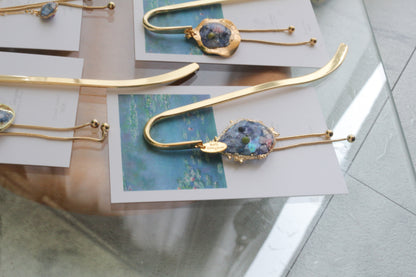 Monet Inspired Flower Book Mark睡蓮 No.2
