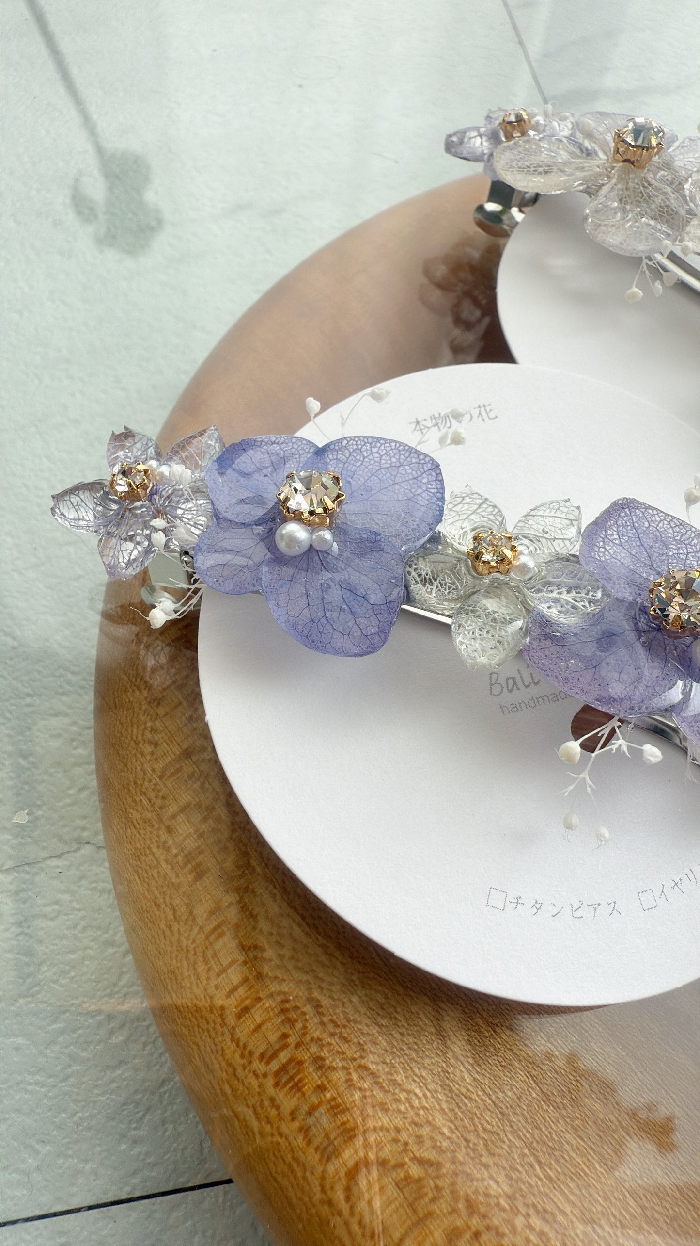 Hydrangea Hair Barrette No.13