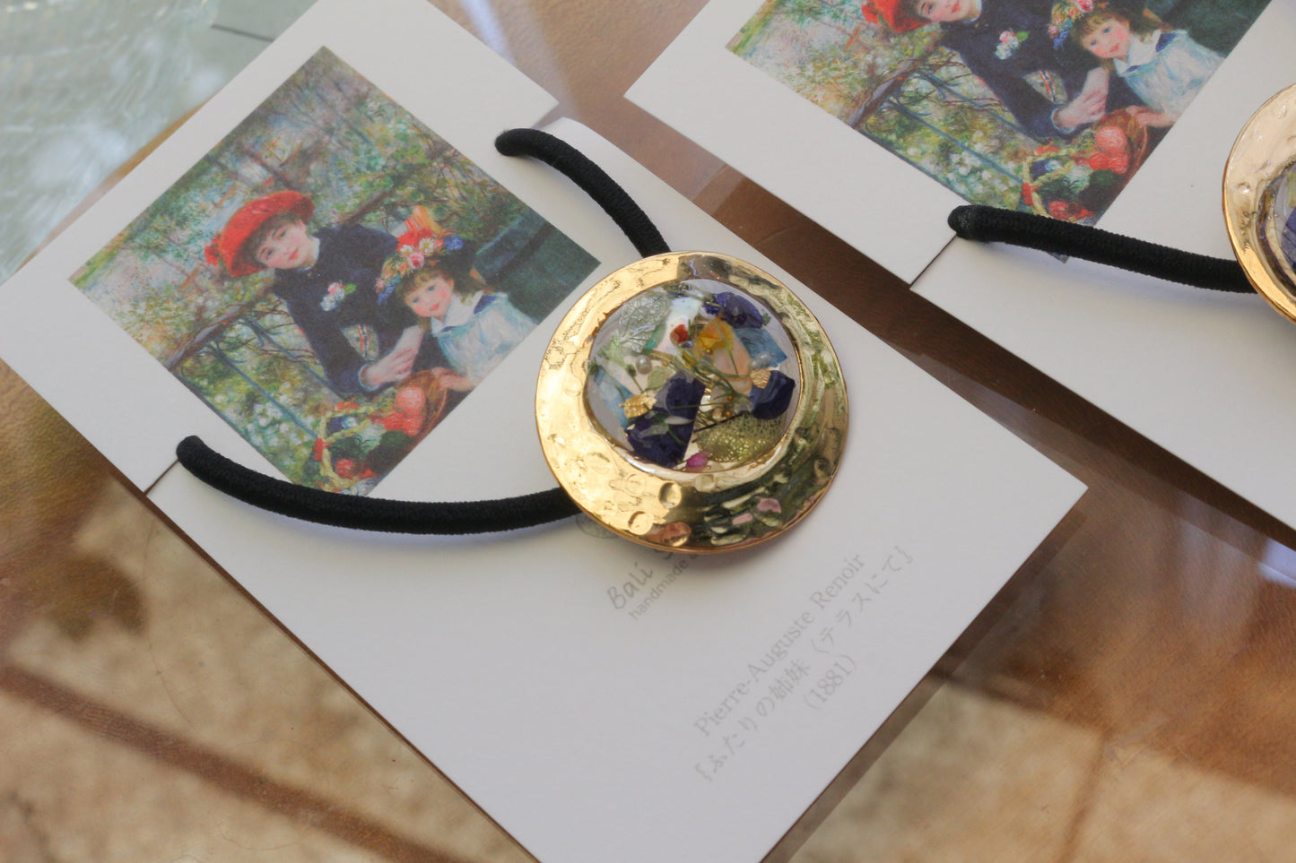 Renoir Inspired Hair tie -  ふたりの姉妹　