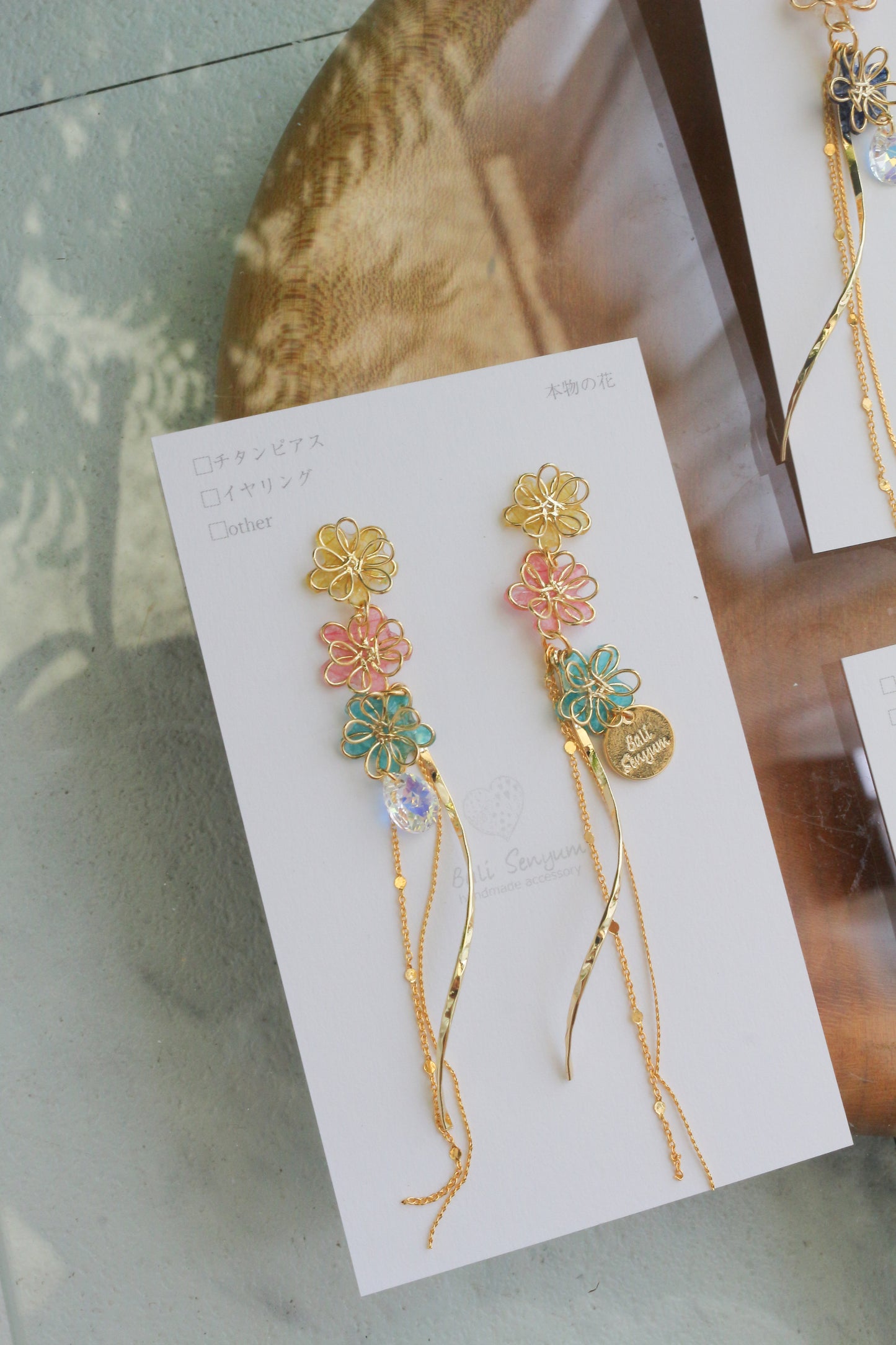 Oshikatsu Hydrangea Earrings No.2 ピアスorイヤリング