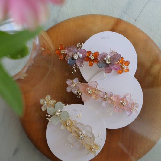Hydrangea Hair Barrette No.41