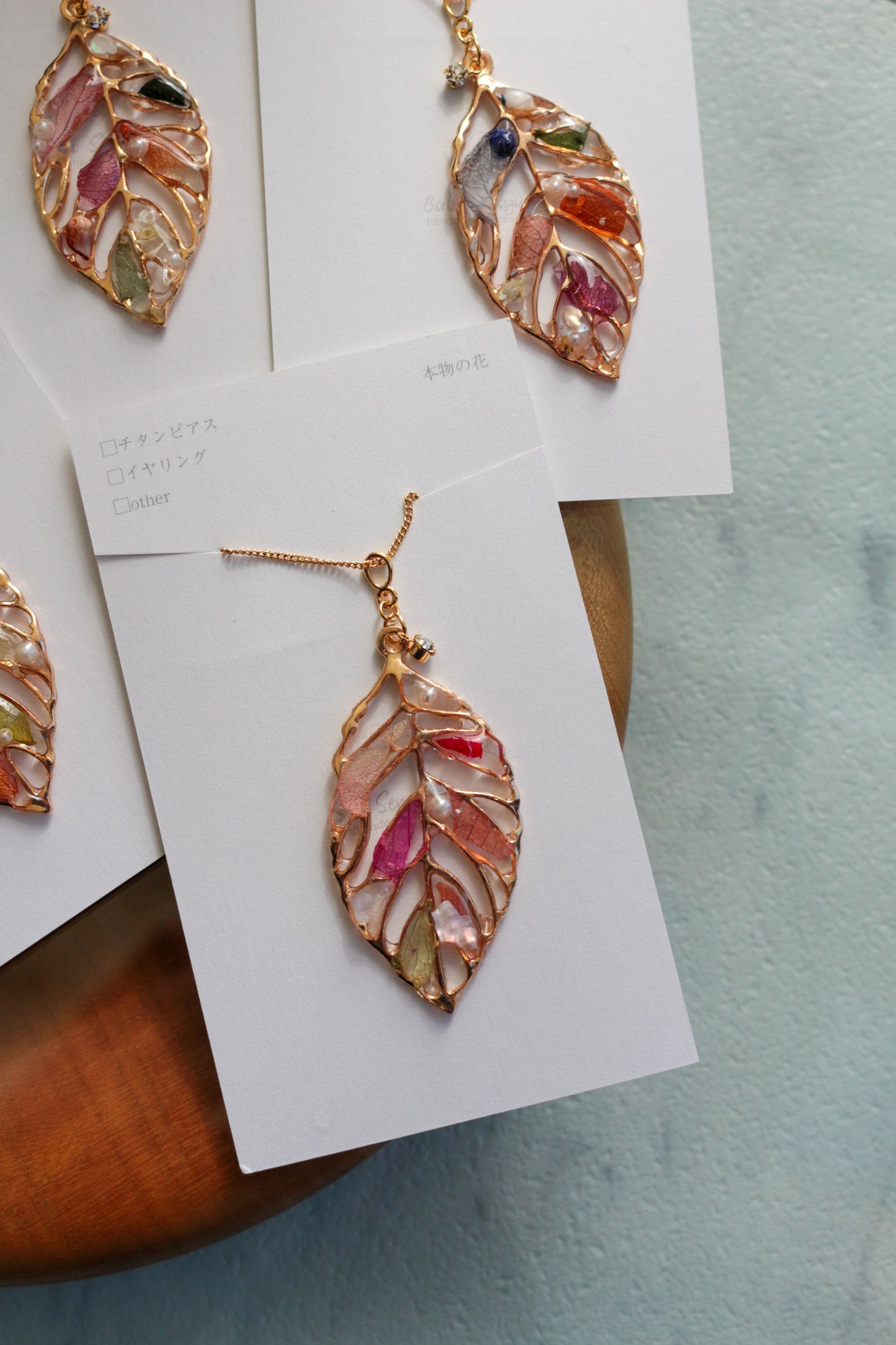 Leaf Necklace 60cm  No.15