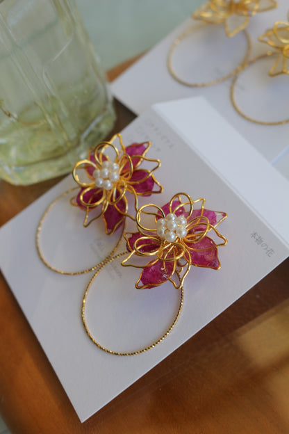Three Layer Flower with Hoop