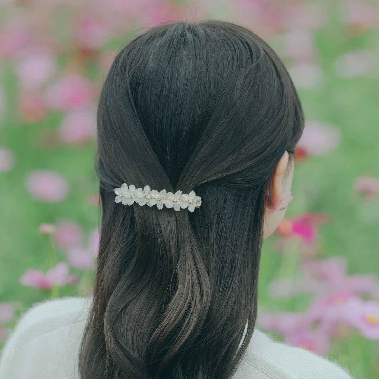 Six Someiyoshino Sakura Hair Barrette #S038