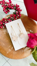 Dangling Flower Earring with Pearl