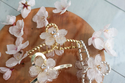 Someiyoshino Sakura Hair Clip - White #S010