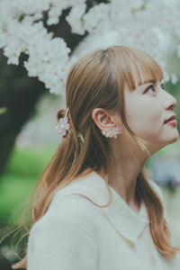 Someiyoshino Sakura Hair Clip - White  Big