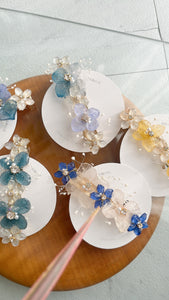 Hydrangea Hair Barrette No.18