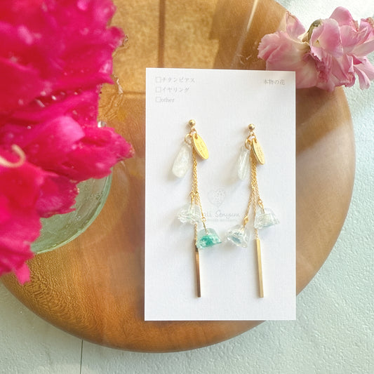 Limited Item Fes Earrings - Titanium Pierce チタンピアス No.37