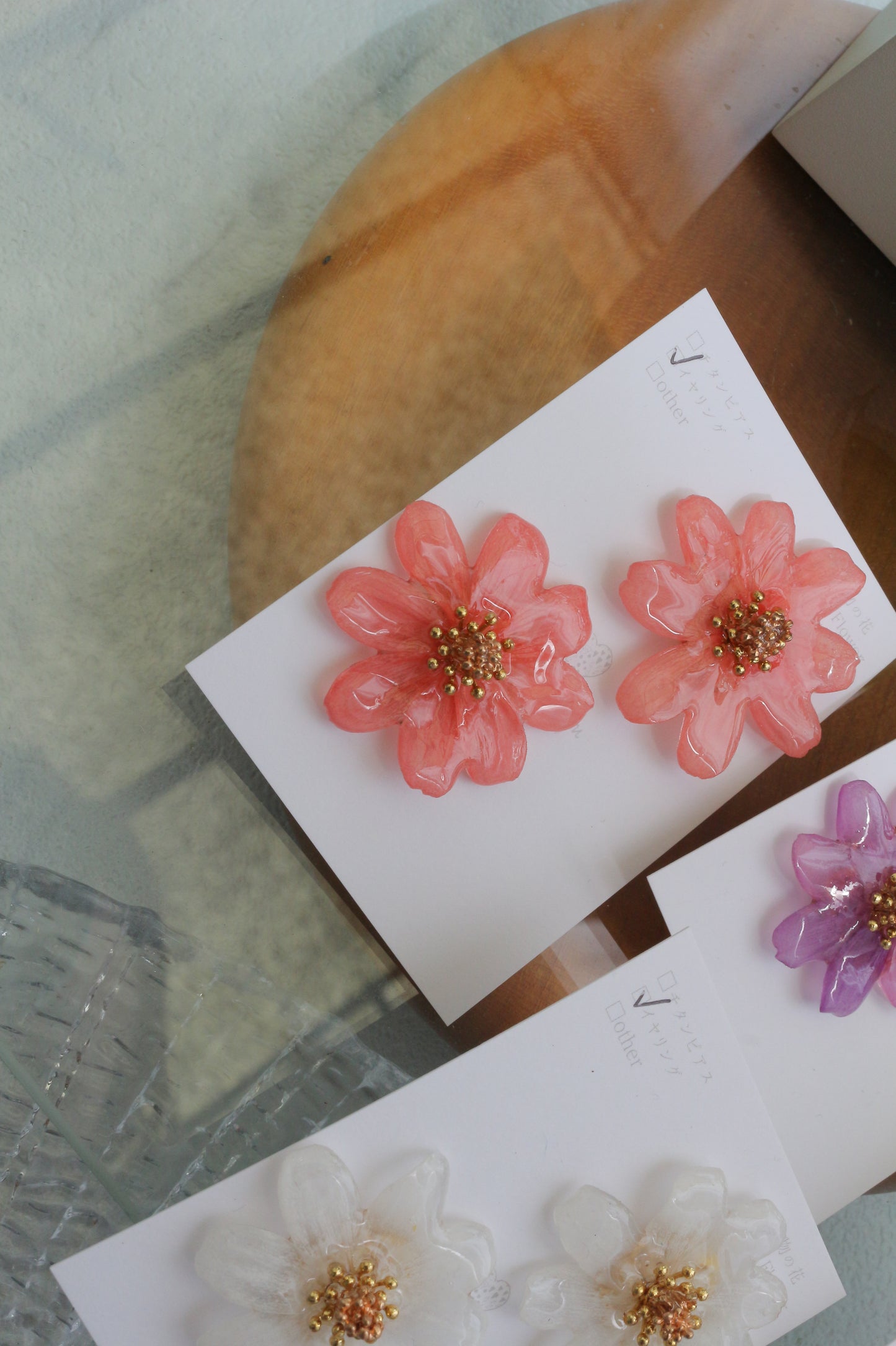 Cosmos Earrings 2026  Clip-on イヤリング　No.2
