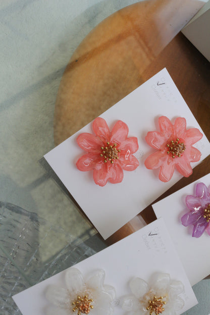 Cosmos Earrings 2026  Clip-on イヤリング　No.2