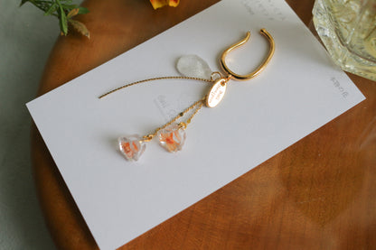Floral Ear-cuff - 残暑の風