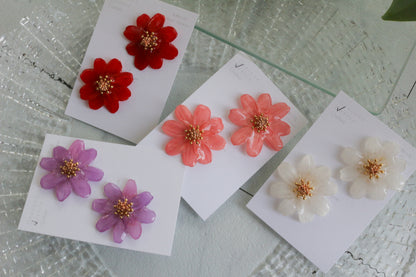 Cosmos Earrings 2026  Clip-on イヤリング　No.2