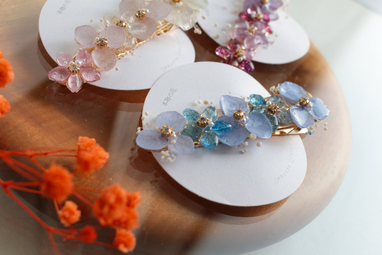 Hydrangea Big Hair-Clip No.3