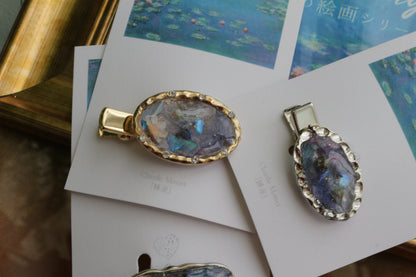 Monet's Inspired Hair Clip - 睡蓮