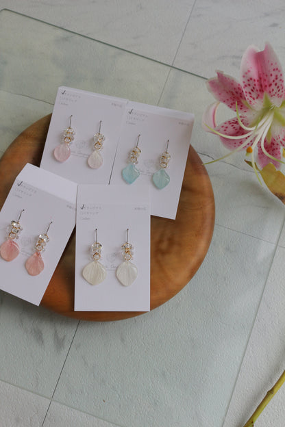 Hydrangea TSUBU Earrings -  No.2