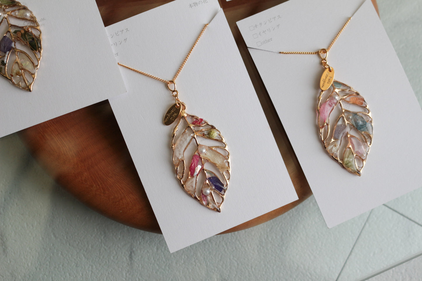 Leaf Necklace 60cm  No.14