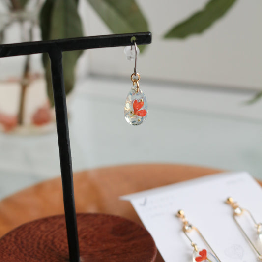 金木犀 Osmanthus Earring No.4 -ピアス　または　イヤリング